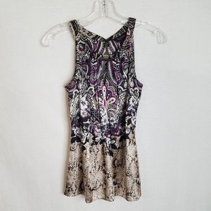 White House Black Market Women's Size 2 Silk Top